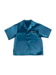 BLUE BOWLING SHIRT