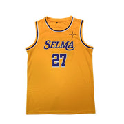 Selma Basketball Jersey - Yellow/Purple